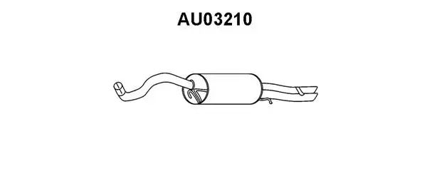 Rear Muffler (AU03210)