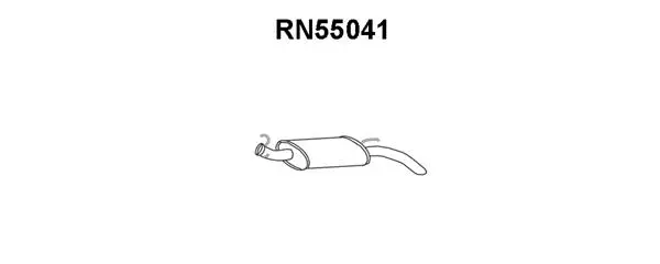 Rear Muffler (RN55041)