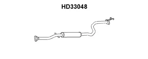 Front Muffler (HD33048)