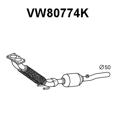 Catalytic Converter (VW80774K)