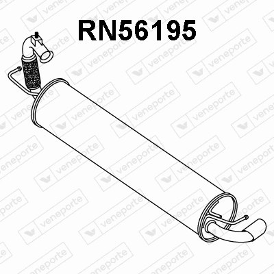 Rear Muffler (RN56195)