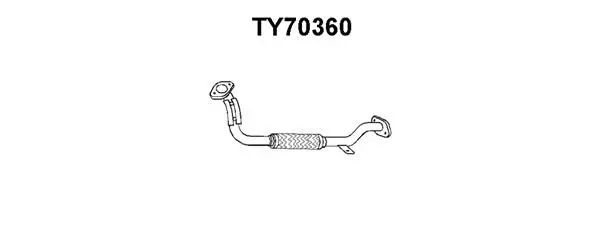Exhaust Pipe (TY70360)