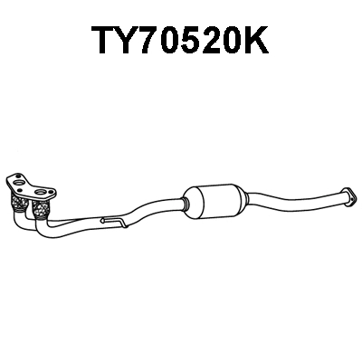 Catalytic Converter (TY70520K)