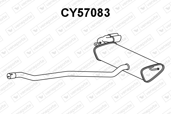 Rear Muffler (CY57083)