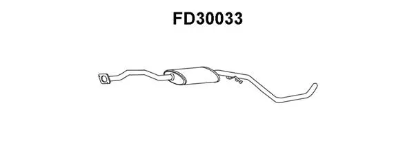 Centre Muffler (FD30033)