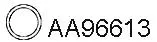 Seal Ring, exhaust pipe (AA96613)