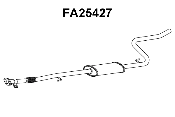 Front Muffler (FA25427)