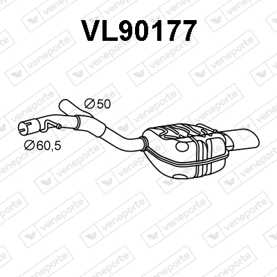 Rear Muffler (VL90177)