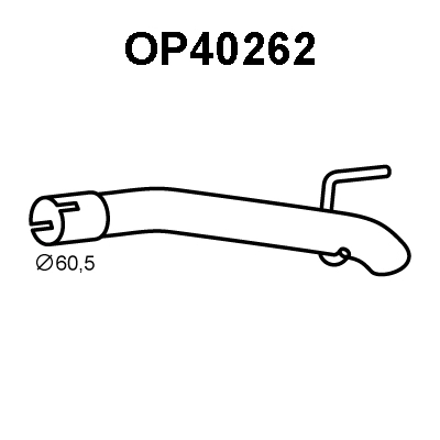 Exhaust Pipe (OP40262)