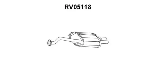 Rear Muffler (RV05118)