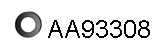 Rubber Strip, exhaust system (AA93308)
