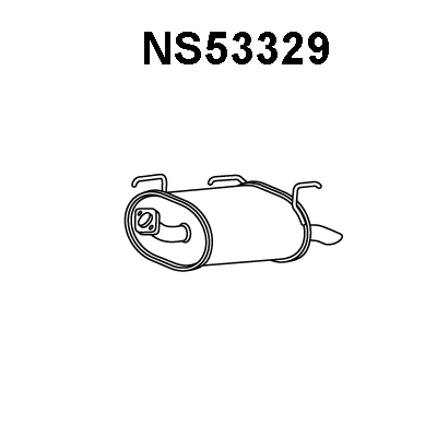 Rear Muffler (NS53329)