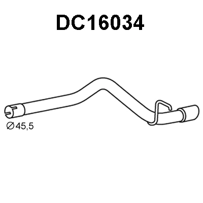 Exhaust Pipe (DC16034)
