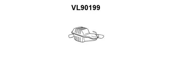 Rear Muffler (VL90199)