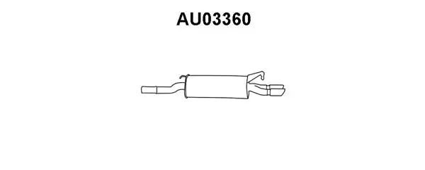 Rear Muffler (AU03360)
