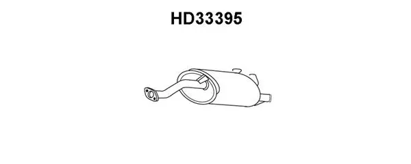 Rear Muffler (HD33395)