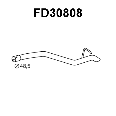 Exhaust Pipe (FD30808)