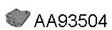 Rubber Strip, exhaust system (AA93504)