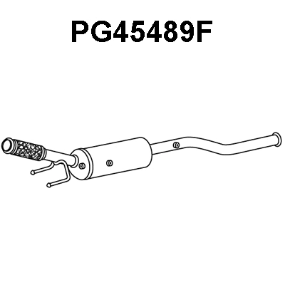 Soot/Particulate Filter, exhaust system (PG45489F)