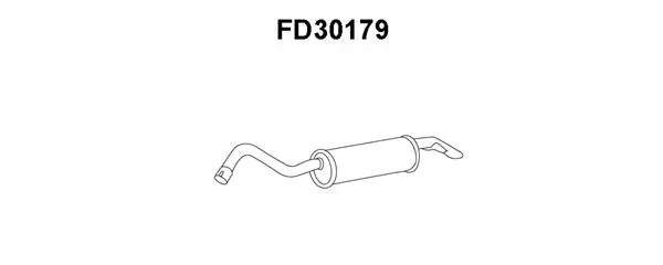 Rear Muffler (FD30179)