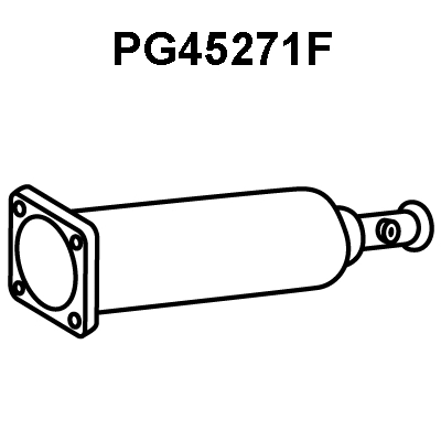 Soot/Particulate Filter, exhaust system (PG45271F)