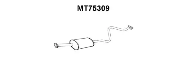 Front Muffler (MT75309)