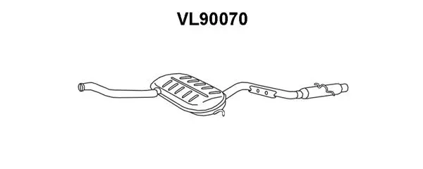 Front Muffler (VL90070)
