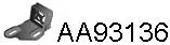 Rubber Strip, exhaust system (AA93136)