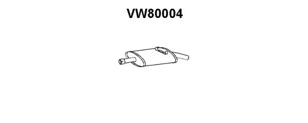 Rear Muffler (VW80004)