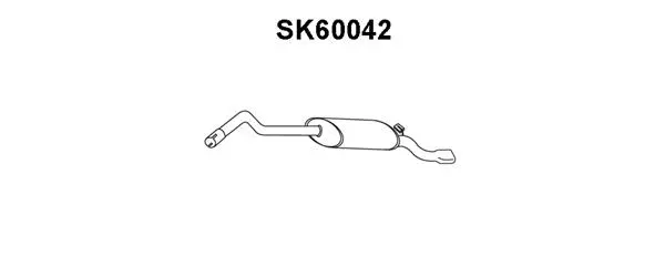 Rear Muffler (SK60042)