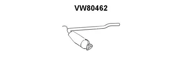 Front Muffler (VW80462)