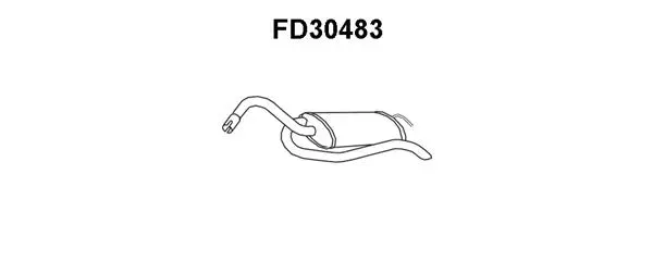 Rear Muffler (FD30483)