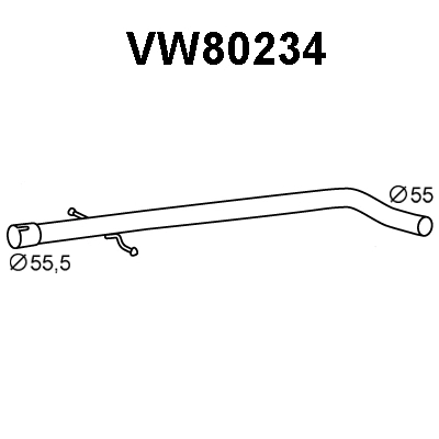 Exhaust Pipe (VW80234)