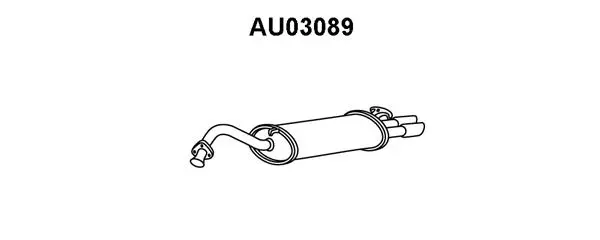 Rear Muffler (AU03089)