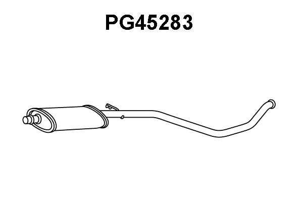 Centre Muffler (PG45283)