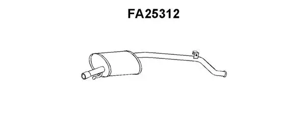 Rear Muffler (FA25312)