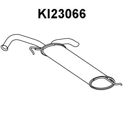 Rear Muffler (KI23066)