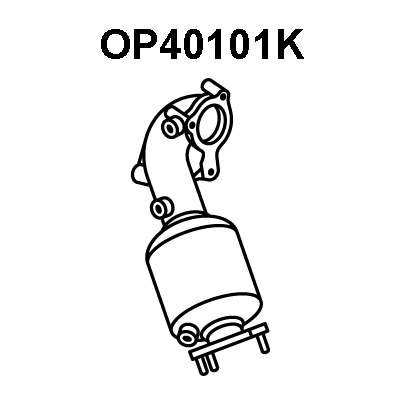 Catalytic Converter (OP40101K)