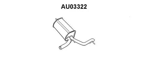 Rear Muffler (AU03322)