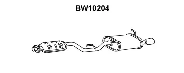 Rear Muffler (BW10204)