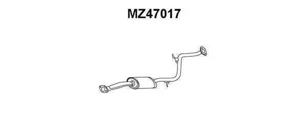 Front Muffler (MZ47017)