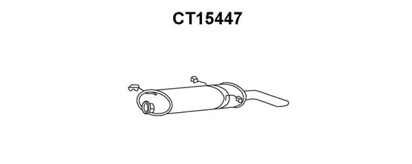 Rear Muffler (CT15447)