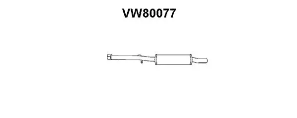 Front Muffler (VW80077)