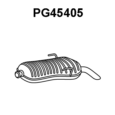 Rear Muffler (PG45405)