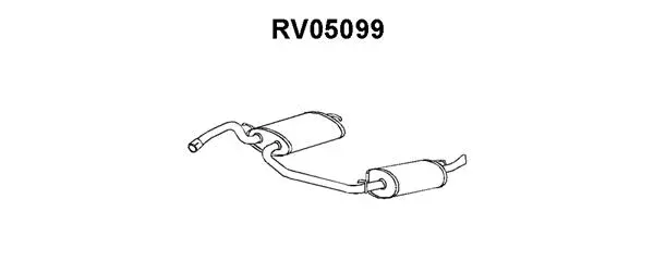 Rear Muffler (RV05099)