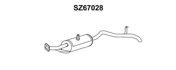 Rear Muffler (SZ67028)