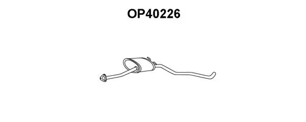 Front Muffler (OP40226)