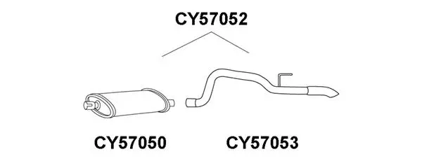 Exhaust Pipe (CY57053)