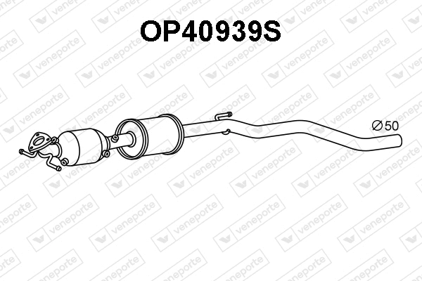 Soot/Particulate Filter, exhaust system (OP40939S)