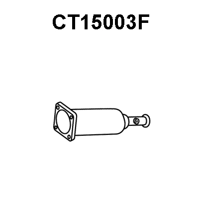 Soot/Particulate Filter, exhaust system (CT15003F)